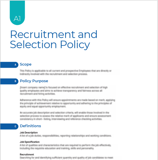 Workplace - Recruitment Policy